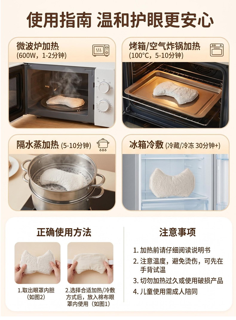 护眼热敷包使用方法和注意事项-修康药业集团
