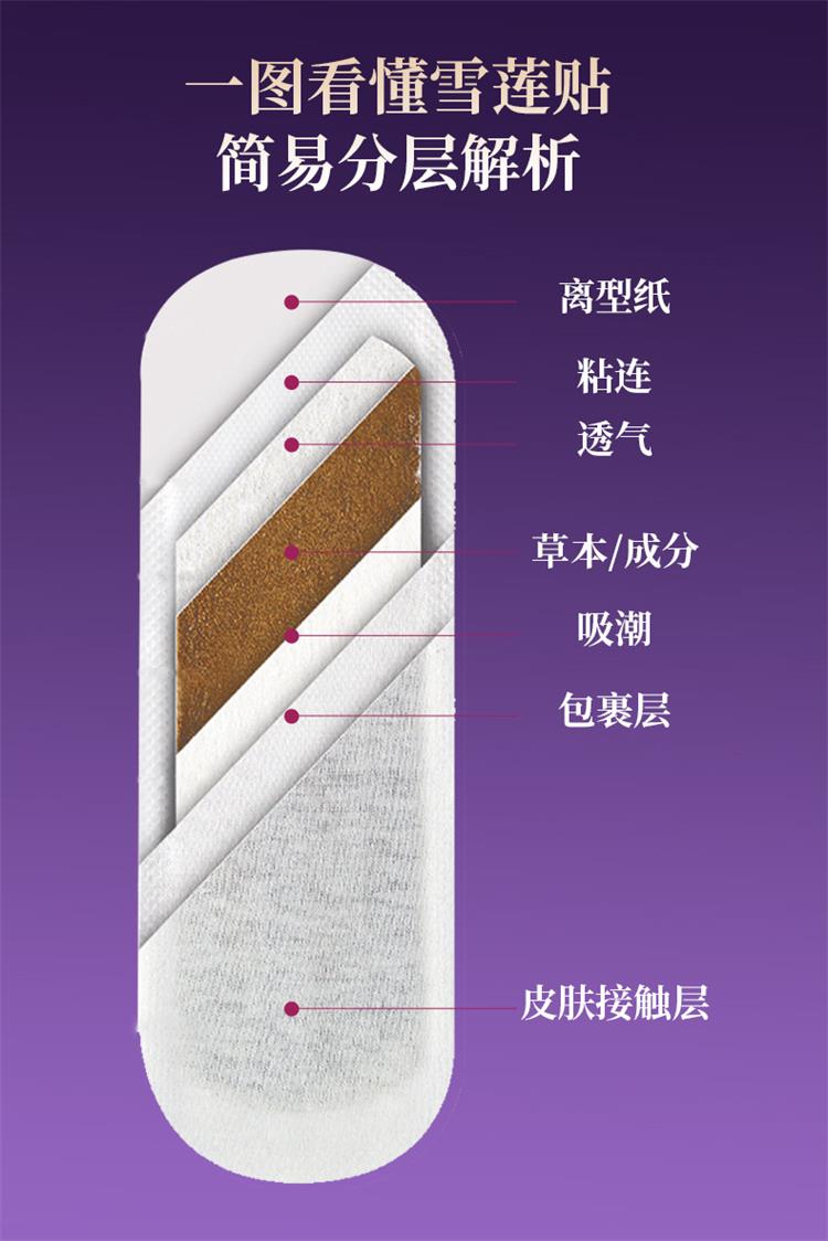 雪莲贴护垫分层解析